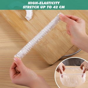 Disposable Plastic Wrap Cover (100 Packs)