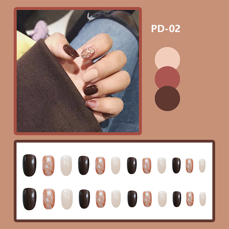 Full Cover Fake Nail Tips (24 PCs)