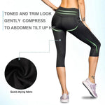 High Waist Yoga Pants with Telescopic Drawstring