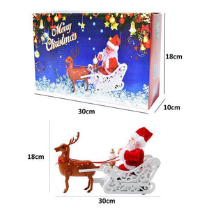 Electric Santa Claus Toys Music Deer