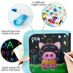 Portable Erasable Doodle Pad Drawing Pad (12 Pens Included)