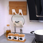 Double Hook Pot Cover Rack