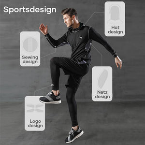 Men's compression clothing for fitness compression (5 pcs / set)