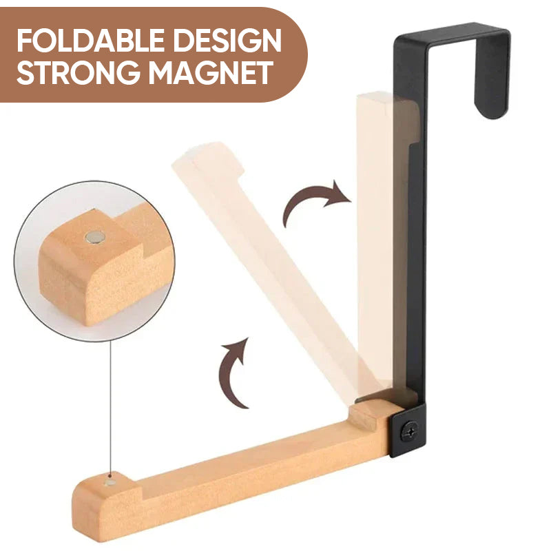 Foldable Wood Over The Door Hooks