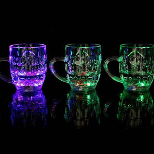 LED Flashing Glass Cups