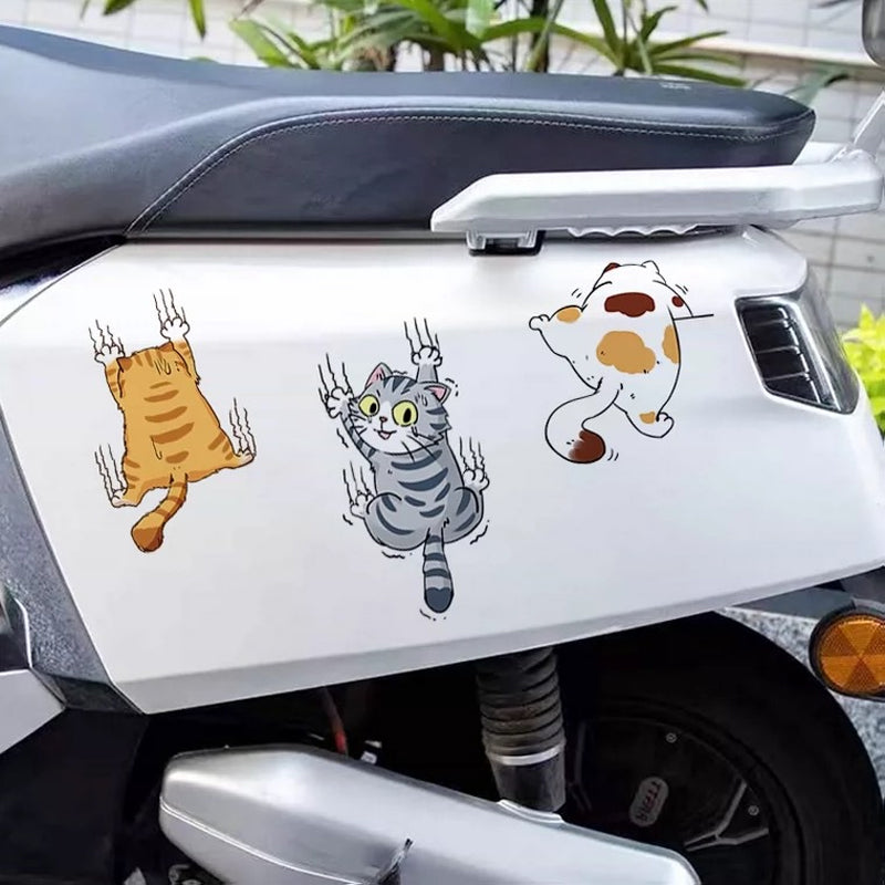 Cute cat cartoon decal car stickers✨