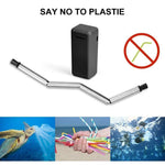 Collapsible Key Chain Straw—Reject plastic, care for the environment