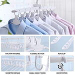 8 In 1 Multifunctional Folding Hanger For Space Saving