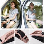 Car seat belt for pregnancy safe