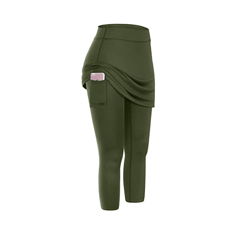 Women's Capri Leggings with Pocket