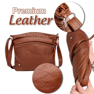 Multi-Compartment Leather Bag