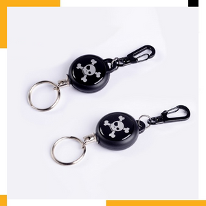 High Resilience Telescopic Rope Key Ring