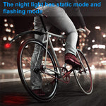 Bicycle Retractable Mudguard with Taillights