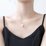 Metal Envelope Necklace