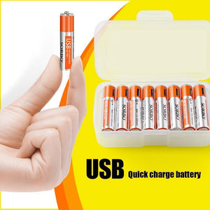 Rechargeable Batteries Usb Port Lithium