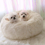 Cozy round pet bed