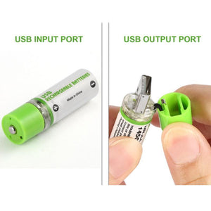 USB Rechargeable AA Batteries