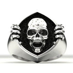 Neo-Gothic Style Skull Unisex Ring