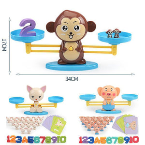 Monkey Balance Cool Math Game for Kids