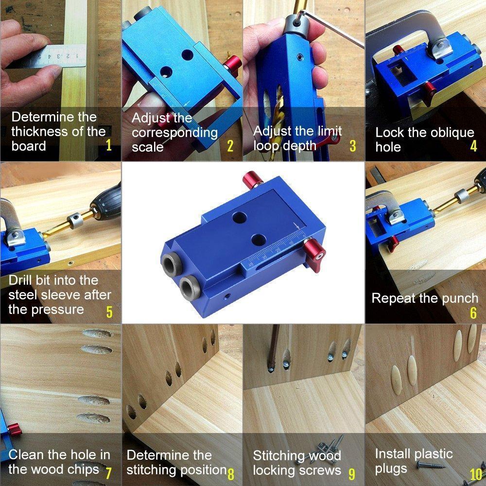 Domom® Mini Pocket Hole Jig Kit