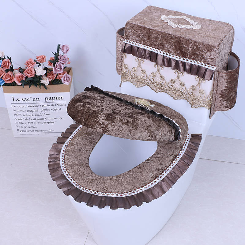 Three-piece Toilet Seat Cushion