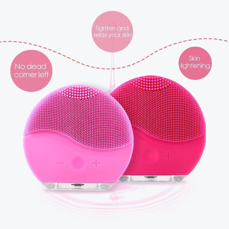 Electric Silicone Facial Cleansing Brush