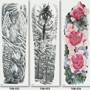 Full Arm sleeve Tattoo Waterproof temporary tattoo Sticker