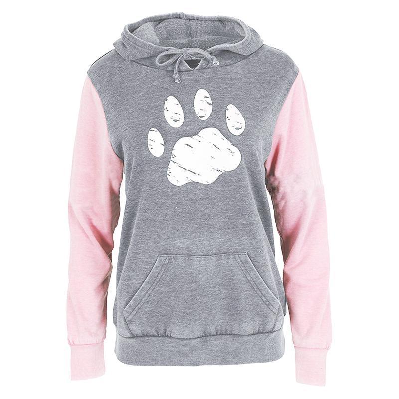 Paw Stripe Crewneck Sweatshirt