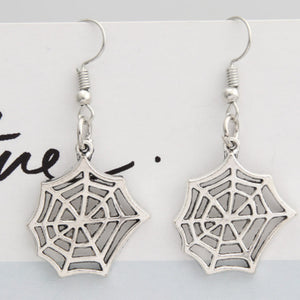 Punk Style Halloween Spider Earrings