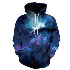 3D Galaxy Printed Hoodie