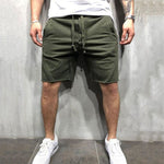 Men Loose Elastic Waist Shorts