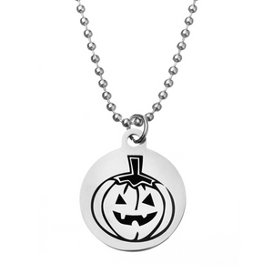 Halloween Theme Stainless Steel Necklace