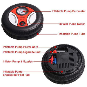 Mini Car Tire Inflator Pump