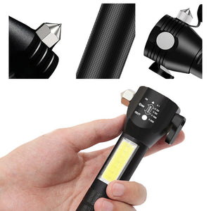 Safety Hammer Glare Flashlight