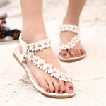 Dainty Floral Sandals for Women