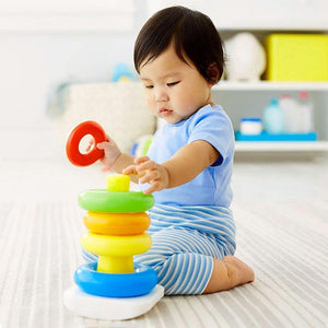 Rock-a-Stack toys rainbow tower Stacked blocks