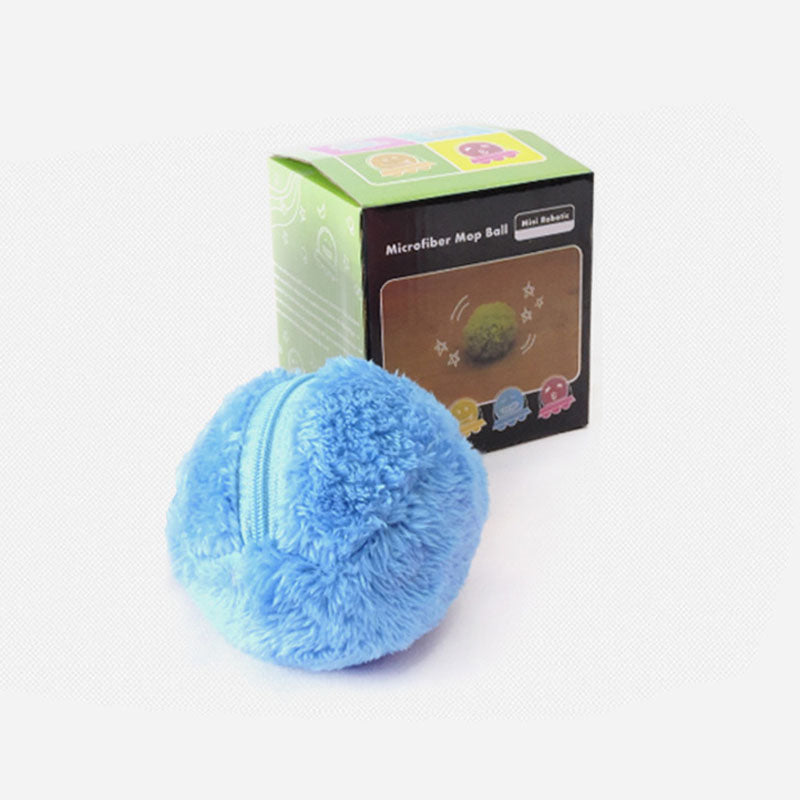 Pet Electric Ball Toy with Plush Cover