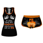 Halloween Pumpkin Vest Set