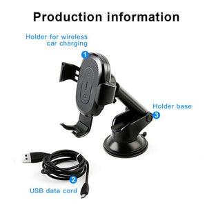 3 in 1 Wireless Charger & Car Phone Holder