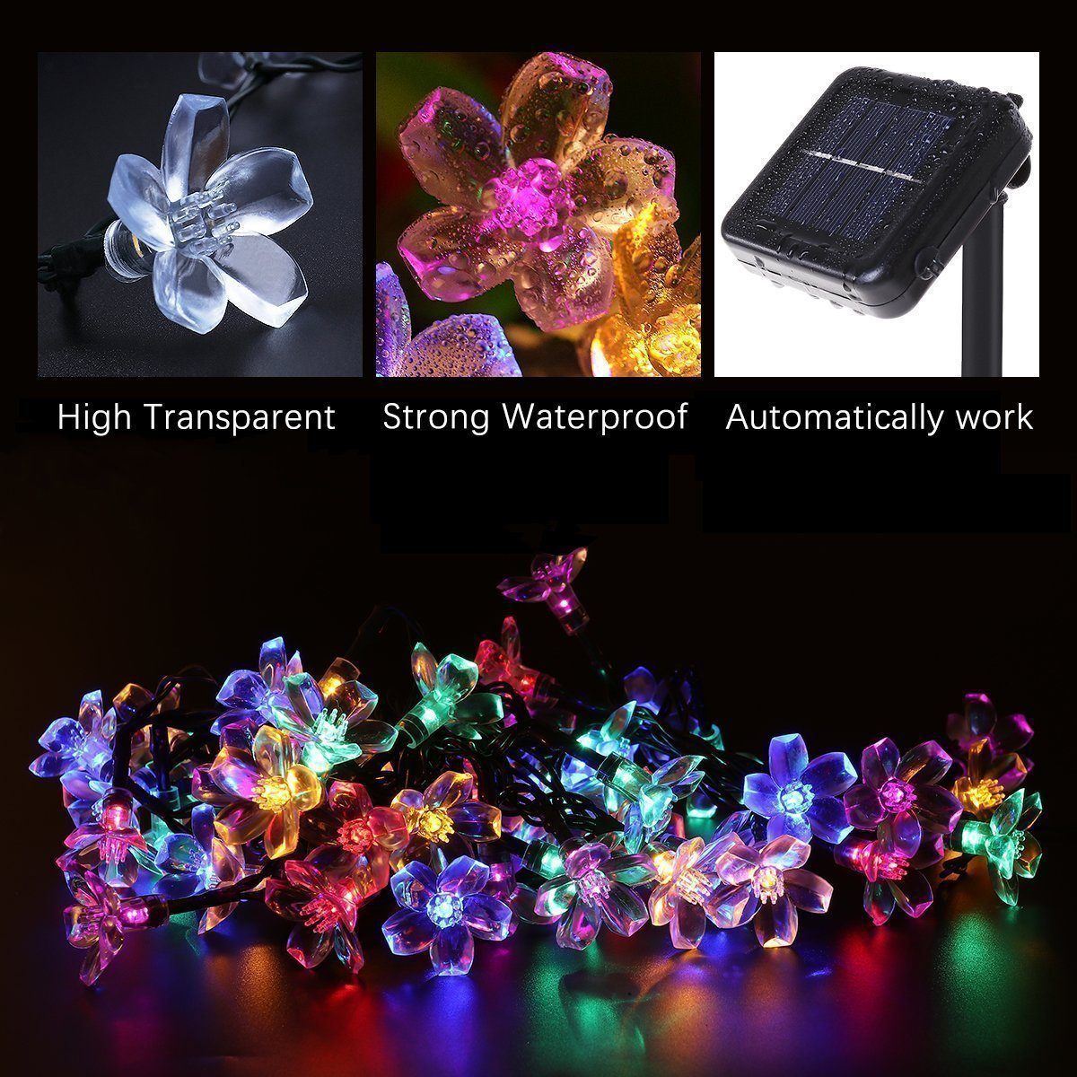 Solar Flower Strings Lights