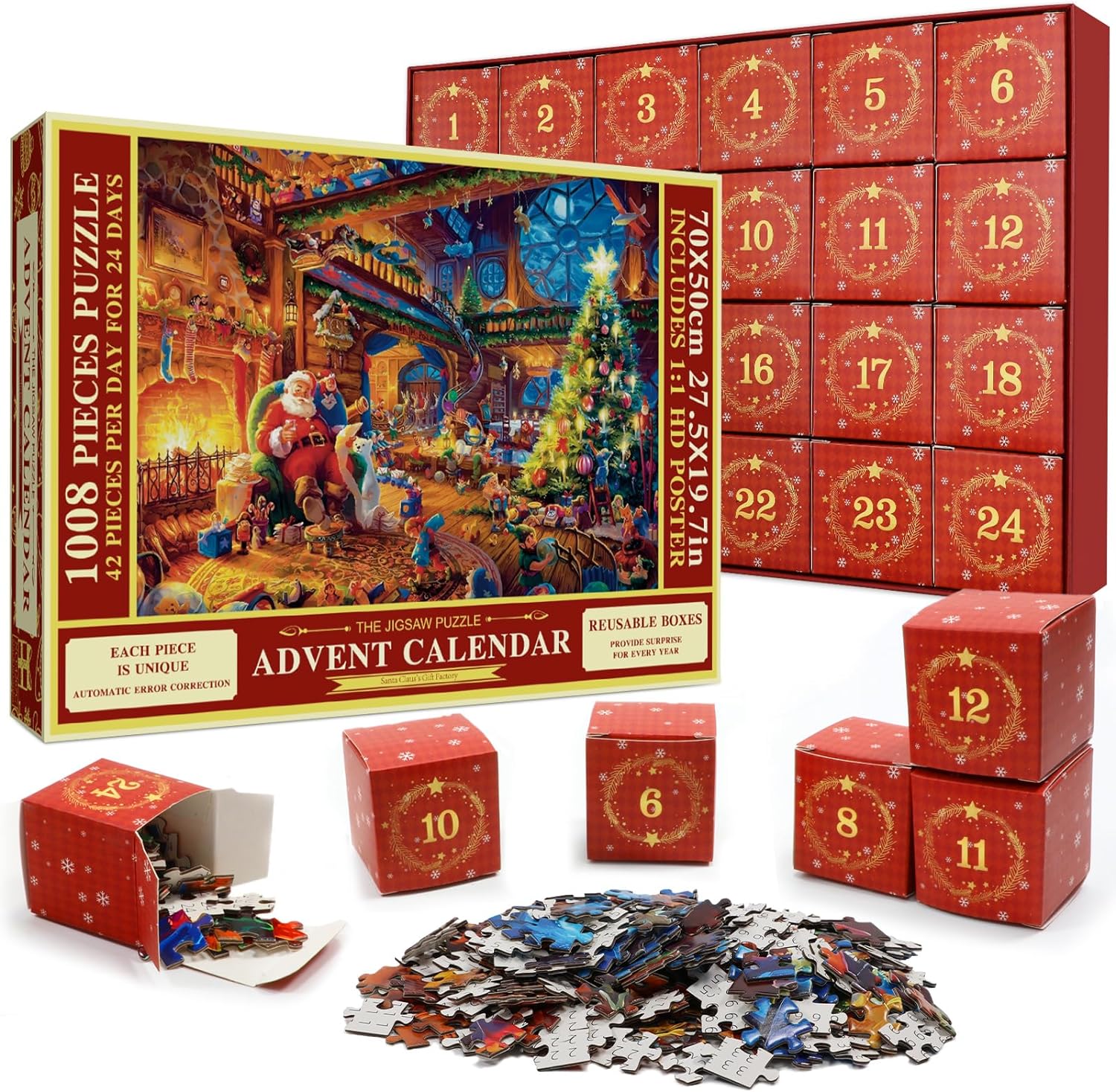 🎅🎄Advent Calendar Christmas Jigsaw Puzzles