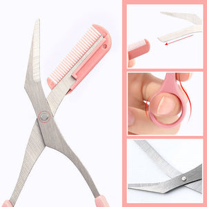 Eyebrow Trimmer Set🌙Eyebrow Scissors With Comb✂️