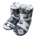 Christmas Fleece Indoor Boots