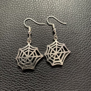 Punk Style Halloween Spider Earrings