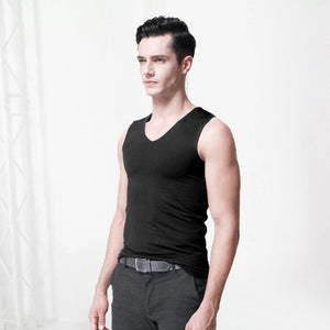 Ice Silk Seamless Vest for Men