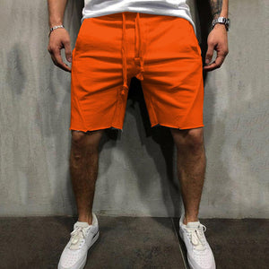 Men Loose Elastic Waist Shorts