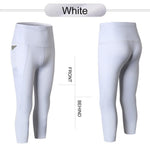 High Waist Yoga Pants with Telescopic Drawstring