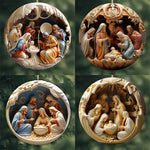 Nativity Christmas ornament