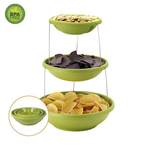 Hirundo Fozzils Twistfold Party Bowls (3 Tiers)