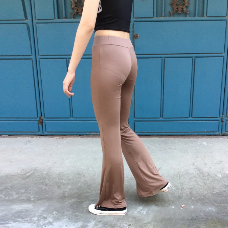 Women High Waist Long Pants OL Ladies